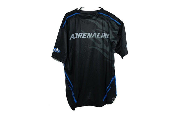 Adrenaline Tech Shirt Black Skull - Adrenaline